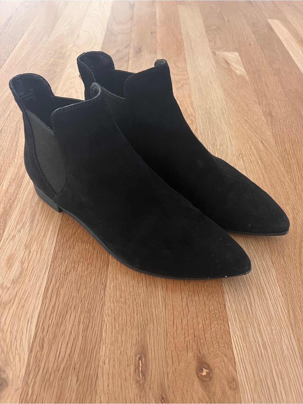 Cole Haan Hara Women’s Black Suede Boots - Sleek Pointed Toe